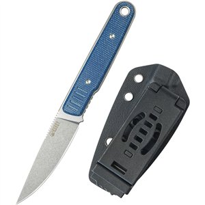 JL Fixed Blade Blue Micarta