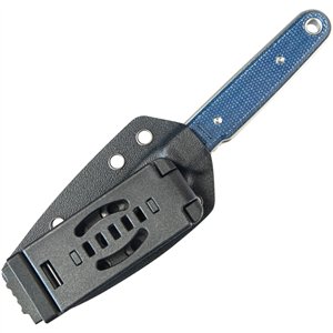 JL Fixed Blade Blue Micarta