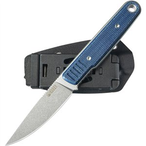 JL Fixed Blade Blue Micarta