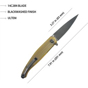 MOS Hydra Linerlock Ultem Blk
