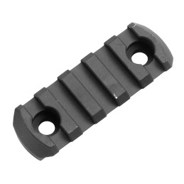 Magpul MAG581BLK MLOK Aluminum Rail 5 Slots  Black