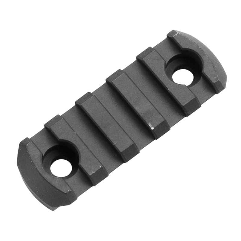 Magpul MAG581BLK MLOK Aluminum Rail 5 Slots  Black