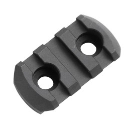 Magpul MAG580BLK MLOK Aluminum Rail 3 Slots  Black