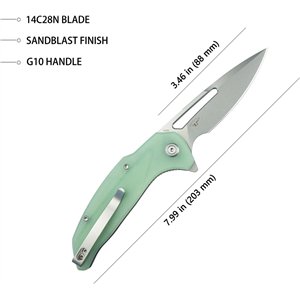 Nautilus Linerlock Jade