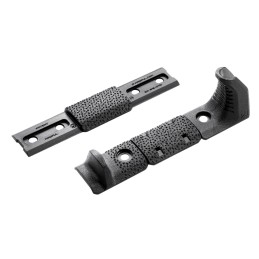 Magpul MAG608BLK Hand Stop Kit MLOK ARPlatform Compatible w MLOK Black Polymer