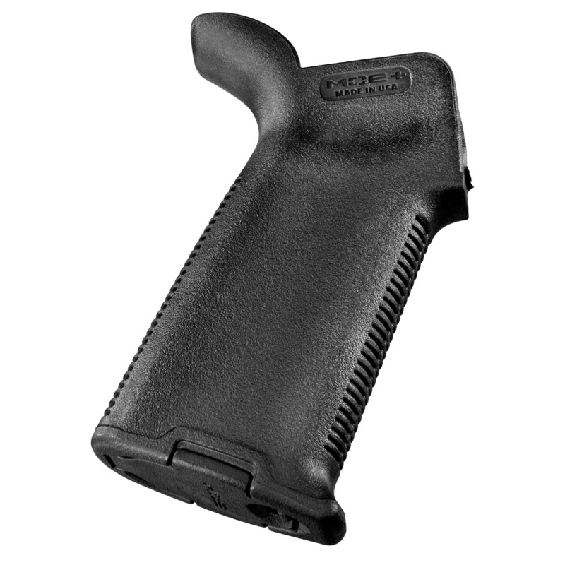 Magpul MAG416BLK MOE Grip Black Polymer wOverMolded Rubber Textured Finish Fits AR15AR10M16M4M110SR25