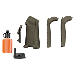 Magpul MAG520ODG MIAD Type 1 Gen 1.1 Grip Kit Polymer Aggressive Textured OD Green for AR Platform