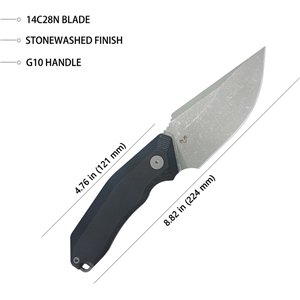 Basilisk Fixed Blade Black