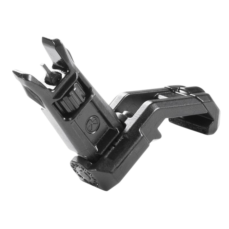 Magpul MAG525BLK MBUS Pro Offset Sight Front  Black Folding for AR15