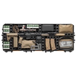 Magpul MAG1301BLK DAKA Grid Organizer Black Polypropylene for Pelican 730 Vault Tactical Rifle Case