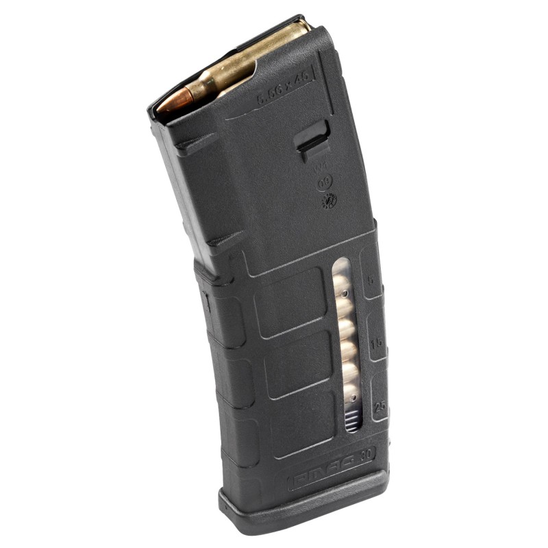 Magpul MAG570BLK PMAG GEN M2 MOE 30rd Detachable wCapacity Window 223 Rem5.56x45mm NATO Fits AR15M16M4 Black Polymer