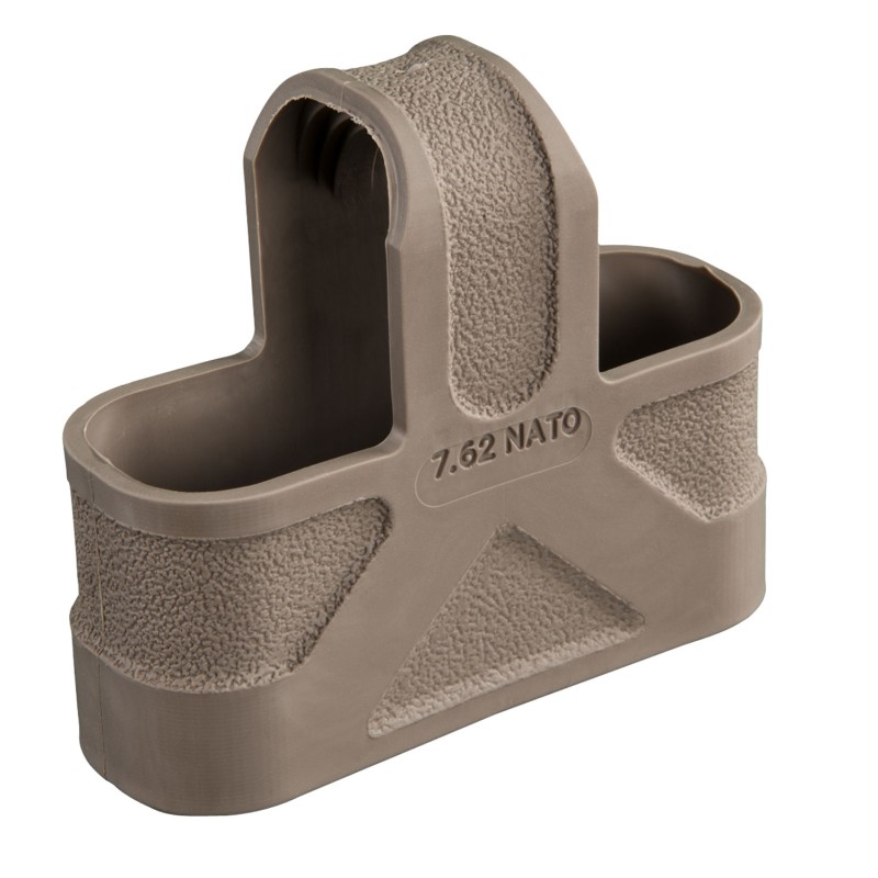 Magpul MAG002FDE Original Magpul  Made of Rubber w Flat Dark Earth Finish for 7.62x51mm NATO Mags 3 Per Pack