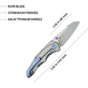 Steeltle Framelock Gray Ti