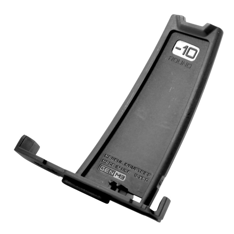 Magpul MAG563BLK PMAG Minus Limiter 7.62x51mm NATO 10rd Compatible w PMAG LRSR GEN M3 Mags Black Polymer 3 Per Pack