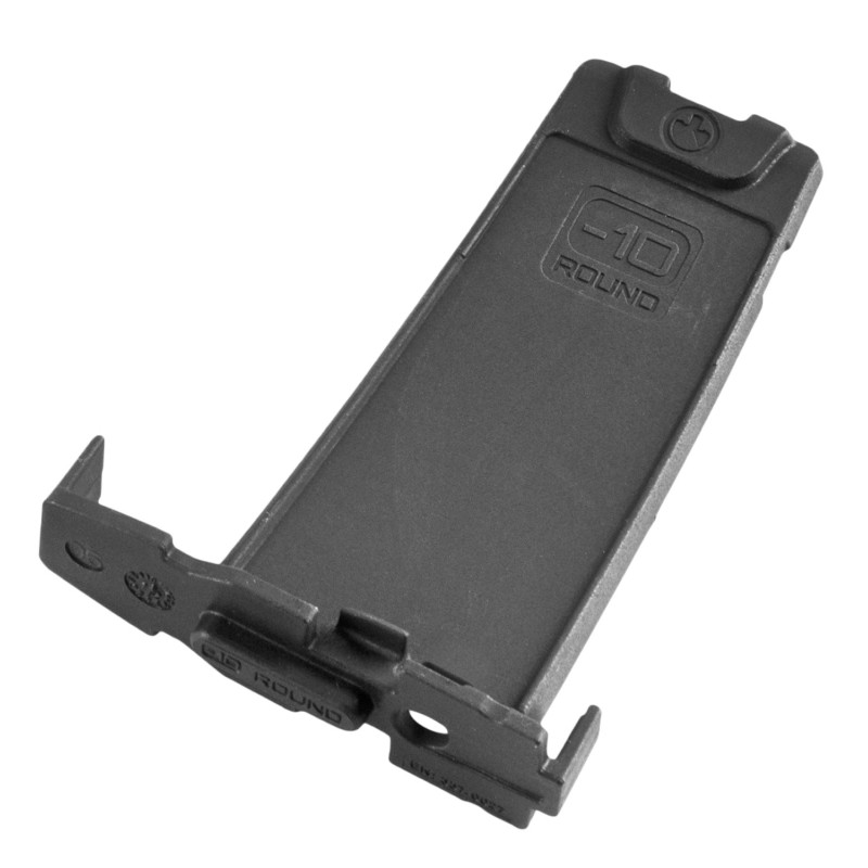 Magpul MAG286BLK PMAG Minus Limiter 5.56x45mm 10rd Compatible w PMAG ARM4 GEN M3 Mags Black Polymer 3 Per Pack