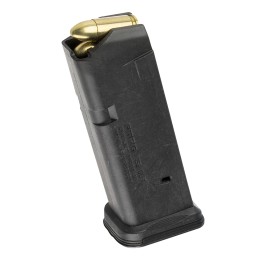 Magpul MAG550BLK PMAG GL9 15rd 9mm Luger Compatible wGlock 19 Black Polymer