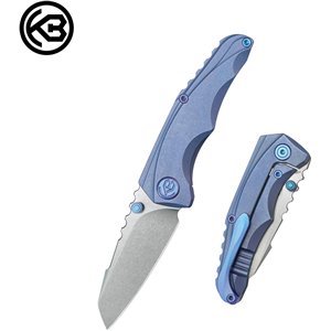 Steeltle Framelock Blue Ti