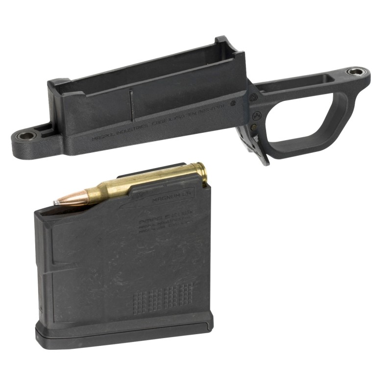 Magpul MAG569BLK Bolt Action Mag Well Hunter 700L Stock Made of Polymer w Black Finish Includes PMAG5 AC Magazine