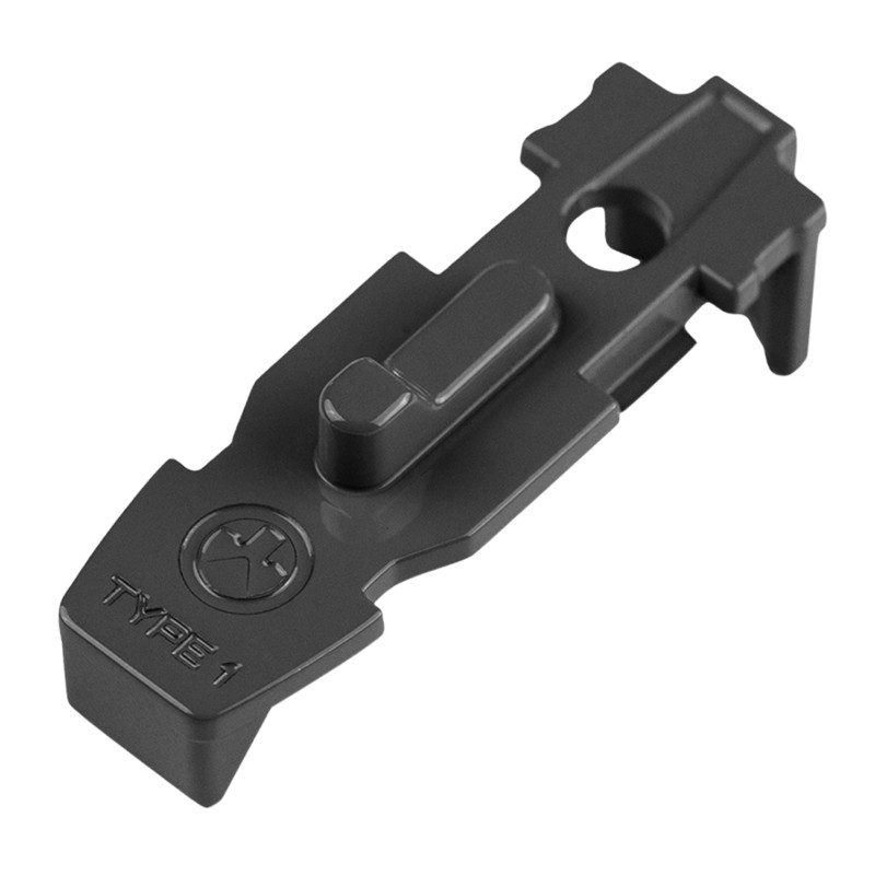 Magpul MAG803BLK Tactile LockPlate Type 1 Made of Polymer w Black Finish  18 Single Ridge for PMAG 102030 ARM4 GEN M3300 B GEN M