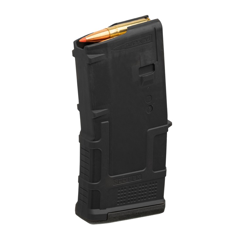 Magpul MAG1182BLK PMAG GEN M3 20rd 300 Blackout Fits AR15 Black Polymer