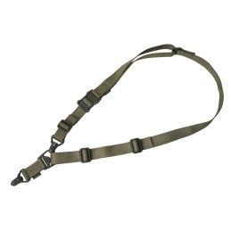 Magpul MAG514RGR MS3 Gen2 Sling made of Nylon Webbing with Ranger Green Finish Adjustable OneTwo Point Design  Polymer Hardware 