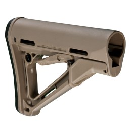 Magpul MAG310FDE CTR Carbine Stock Flat Dark Earth Synthetic for AR15 M16 M4 with MilSpec Tube Tube Not Included