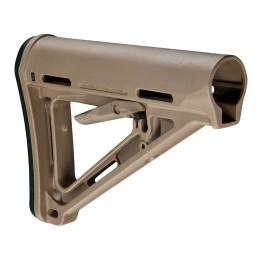 Magpul MAG400FDE MOE Carbine Stock Flat Dark Earth Synthetic for AR15 M16 M4 with MilSpec Tube Tube Not Included