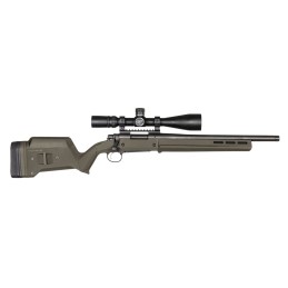 Magpul MAG495ODG Hunter 700 Stock Fixed with Aluminum Bedding  Adjustable Comb OD Green Synthetic for Remington 700 SA