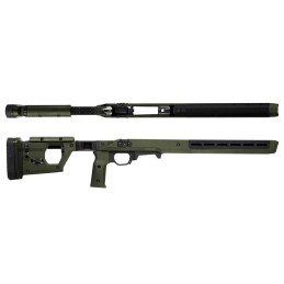 Magpul MAG997ODG Pro 700 Stock Fixed wAluminum Bedding OD Green Synthetic for Remington 700 SA