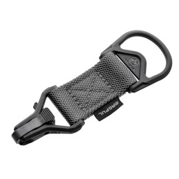 Magpul MAG516GRY MS1MS3 Sling Adapter made of Steel with Stealth Gray Melonite Finish Polymer Hardware Nylon 1.25 Webbing  Two t