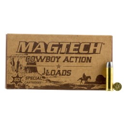 Magtech 38L Cowboy Action  38 Special 158 gr Lead Flat Nose 50 Per Box 20 Case