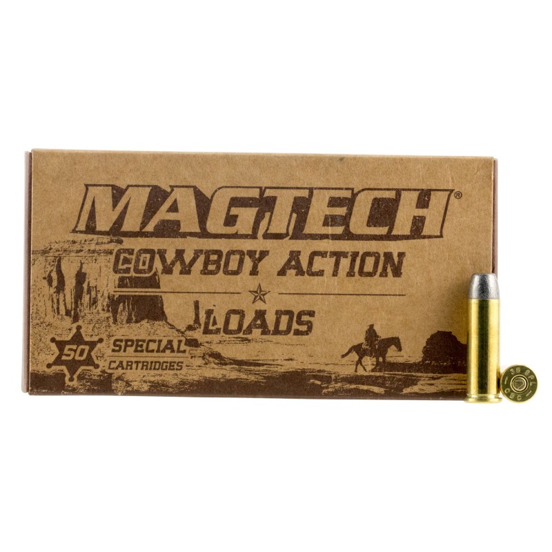 Magtech 38L Cowboy Action  38 Special 158 gr Lead Flat Nose 50 Per Box 20 Case