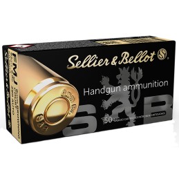 Sellier  Bellot SB380A Handgun  380 ACP 92 gr Full Metal Jacket 50 Per Box 20 Case