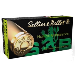 Sellier  Bellot SB40NT Handgun NonTox  40 SW 180 gr Total Full Metal Jacket 50 Per Box 20 Case