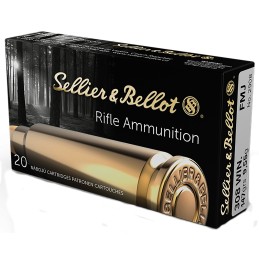 Sellier  Bellot SB308A Rifle  308 Win 147 gr Full Metal Jacket 20 Per Box 25 Case