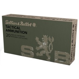 Sellier  Bellot SB76254RA Rifle  7.62x54mmR 180 gr Full Metal Jacket 20 Per Box 20 Case