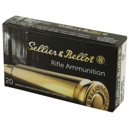 Sellier  Bellot SB308C Rifle  308 Win 180 gr Soft Point 20 Per Box 25 Case