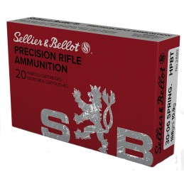 Sellier  Bellot SB3006D Rifle  3006 Springfield 168 gr Hollow Point Boat Tail 20 Per Box 20 Case