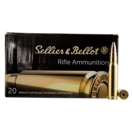 Sellier  Bellot SB308F Rifle  308 Win 180 gr Soft Point Cut Through Edge 20 Per Box 25 Case