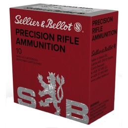 Sellier  Bellot SB338LMB Rifle  338 Lapua Mag 300 gr Hollow Point Boat Tail 10 Per Box 10 Case