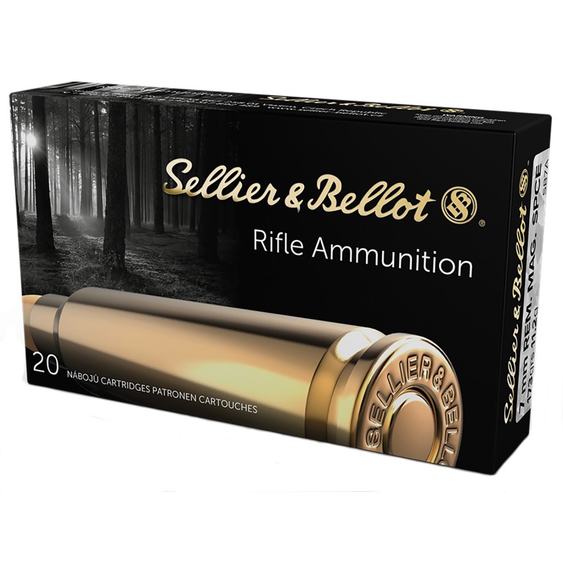 Sellier  Bellot SB7A Rifle  7mm Rem Mag 173 gr Soft Point Cut Through Edge 20 Per Box 20 Case