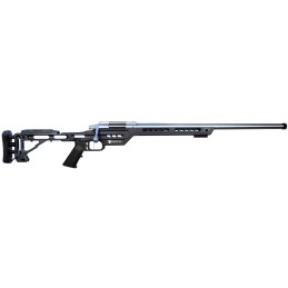 MasterPiece Arms 65CMPMRRHBLKPBA PMR  6.5 Creedmoor 101 24 Stainless Steel Polished Black Aluminum Black VBedded BA Hybrid Chass