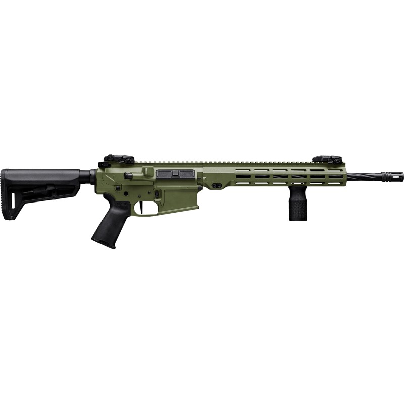 Maxim Defense MXM49684 MD10 L 308 Win 201 16 Fluted Barrel Bazooka Green Cerakote Finish MLOK Handguard Black Magpul Furniture S