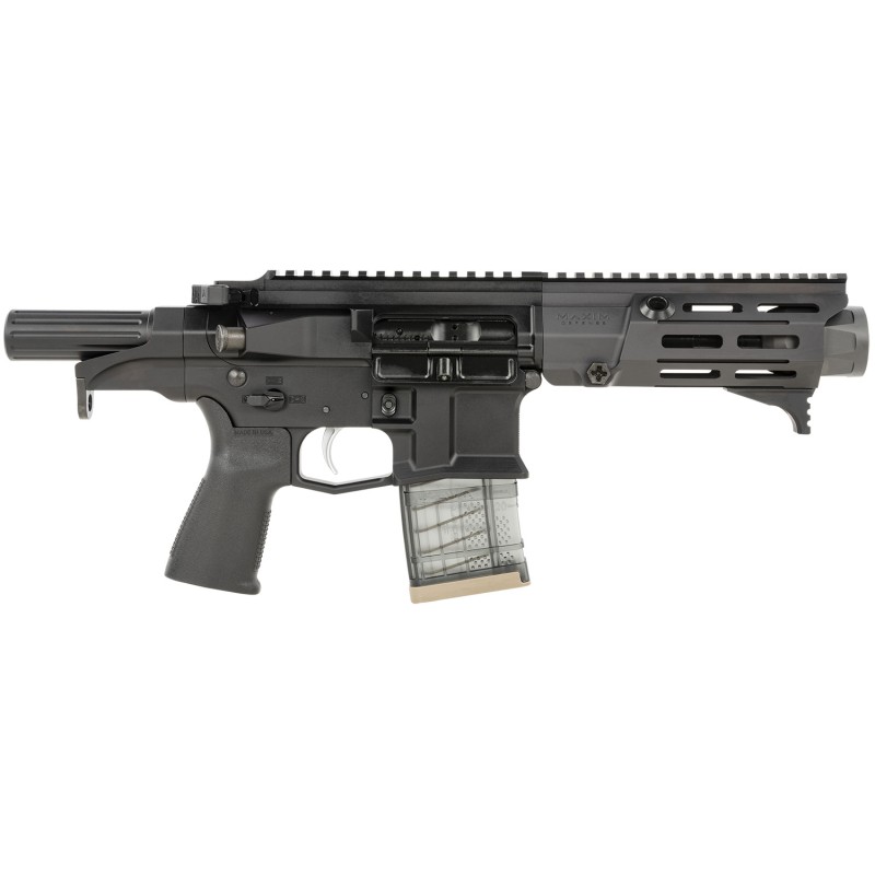 Maxim Defense MXM50823 PDX 505SPS 300 Blackout Caliber with 5.50 Barrel 201 Capacity Black Metal Finish Black Polymer Grip