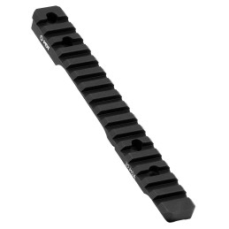 Mdt Sporting Goods Inc 104505BLK Picatinny Scope Rail  Black Anodized 11 Long Fits Tikka T1X Rimfire Action 20 MOA