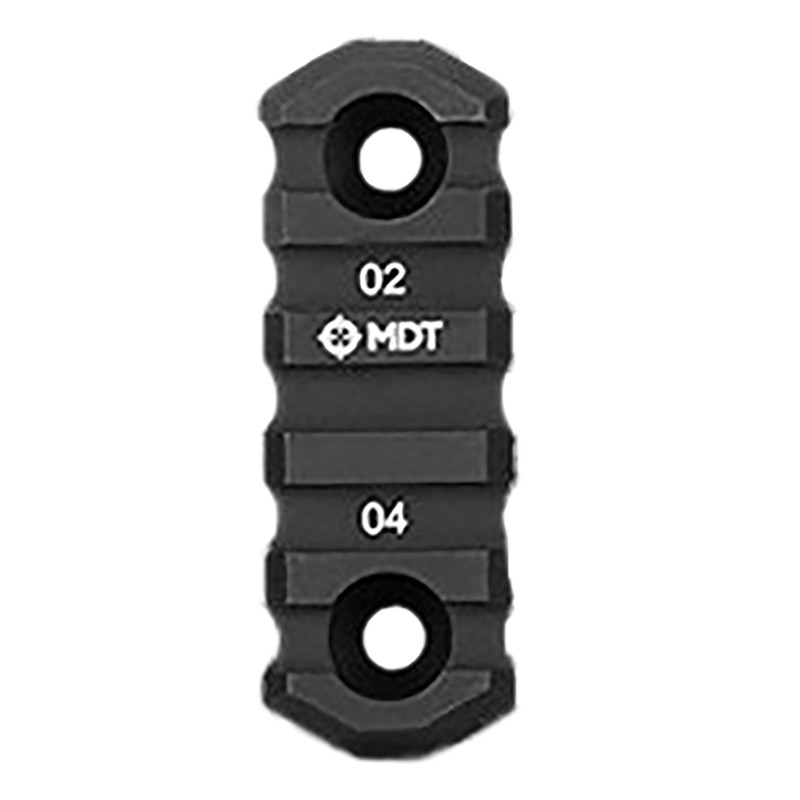 Mdt Sporting Goods Inc 103150BLK MLok Picatinny Rail  Black Anodized 2.50 Long