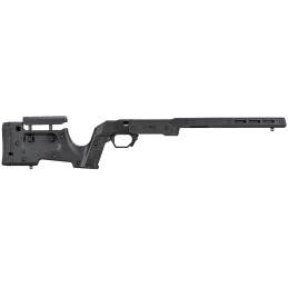 Mdt Sporting Goods Inc 105051BLK XRS Chassis Black Aluminum Core with Polymer Panels Adj. Cheekrest MLOK Forend Interchangeable 