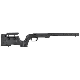 Mdt Sporting Goods Inc 105524BLK XRS Chassis Black Aluminum Core with Polymer Panels Adj. Cheekrest MLOK Forend Interchangeable 