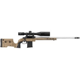 Mdt Sporting Goods Inc 105345FDE XRS Chassis System Flat Dark Earth Ruger American Short Action 32.25