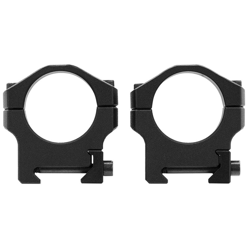 Mdt Sporting Goods Inc 103549BLK Scope Rings Scope Ring Set Black Anodized Aluminum 34mm Tube High Picatinny